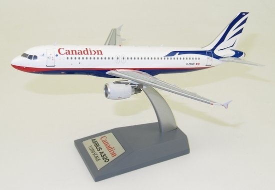 Airbus A320 Canadian Airlines 'Proud Wings' livery with stand